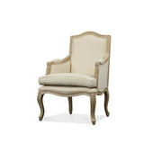 Baxton Studio Nivernais Wood Traditional French Accent Chair 111-6020